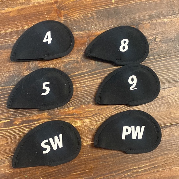 Iron Head Covers Headcover Mixed and Not a Complete Set (4 5 8 9 PW SW) - Picture 2 of 4